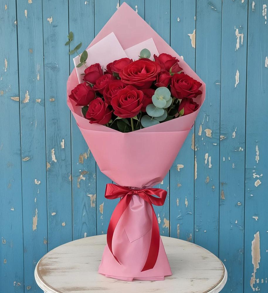 Букет цветов из: Розы в Северобайкальске