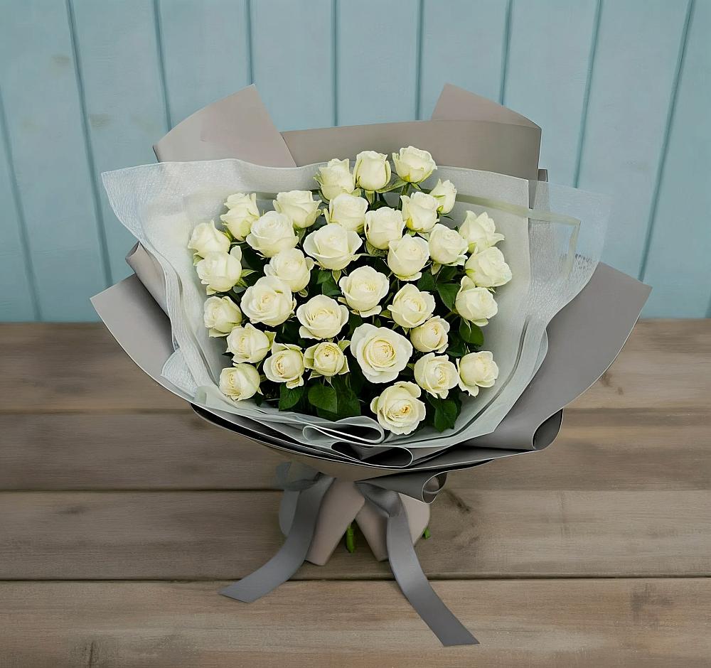 Букет Белоснежная нежность в Северобайкальске