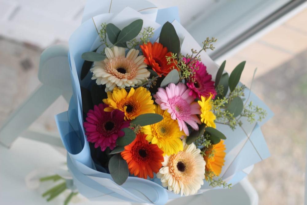 Букет цветов из: Герберы в Северобайкальске