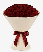 Букет 101 Бордовая роза Блэк Бакарра в Северобайкальске