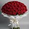 Букет 101 Красная роза Блэк Мэджик в Северобайкальске
