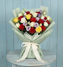 Букет цветов из:  Розы в Северобайкальске