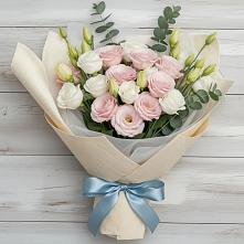 Букет цветов из:  Лизиантусы #REPLACE_PRED# Северобайкальске