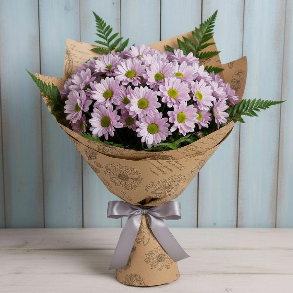 Букет цветов из: Хризантемы в Северобайкальске