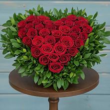 Цветочная композиция из Розы в виде сердца #REPLACE_PRED# Северобайкальске