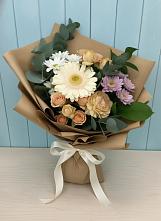 Букет цветов из:  Герберы и Хризантемы в Северобайкальске