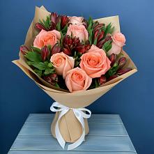 Букет цветов из:  Розы и Альстромерии #REPLACE_PRED# Северобайкальске