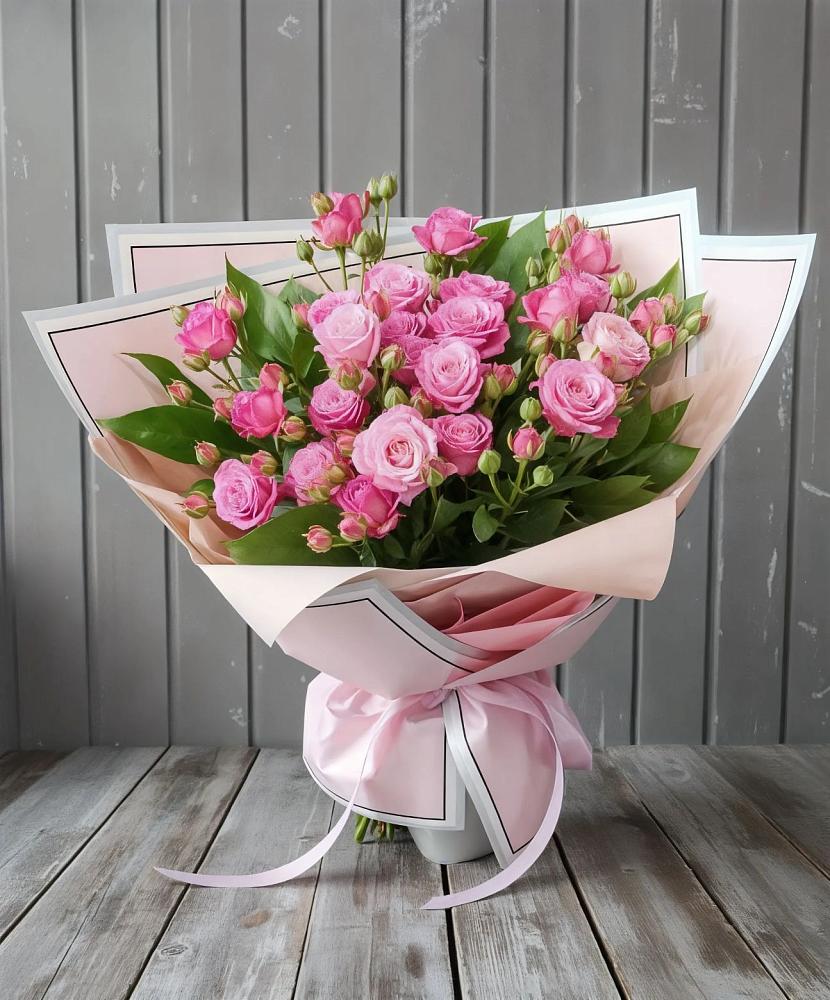 Букет Розовый кустик в Северобайкальске