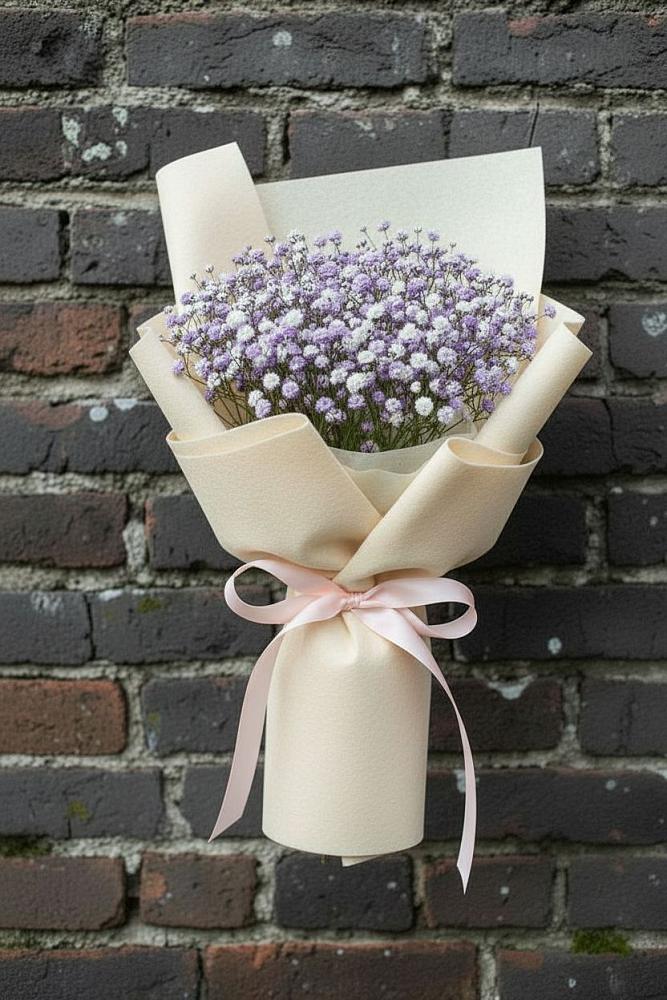 Букет цветов из: Гипсофила в Северобайкальске