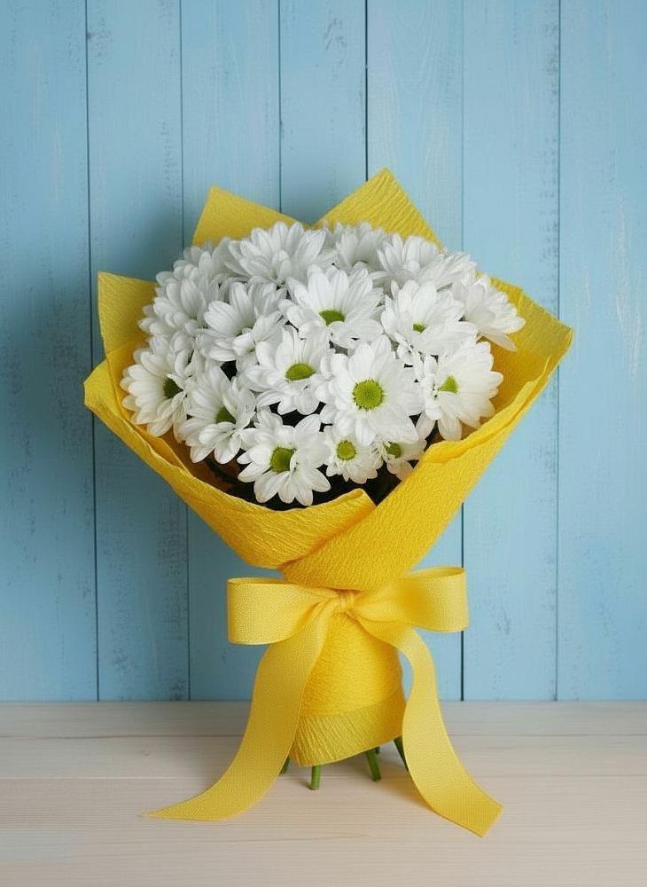 Букет цветов из: Хризантемы в Северобайкальске