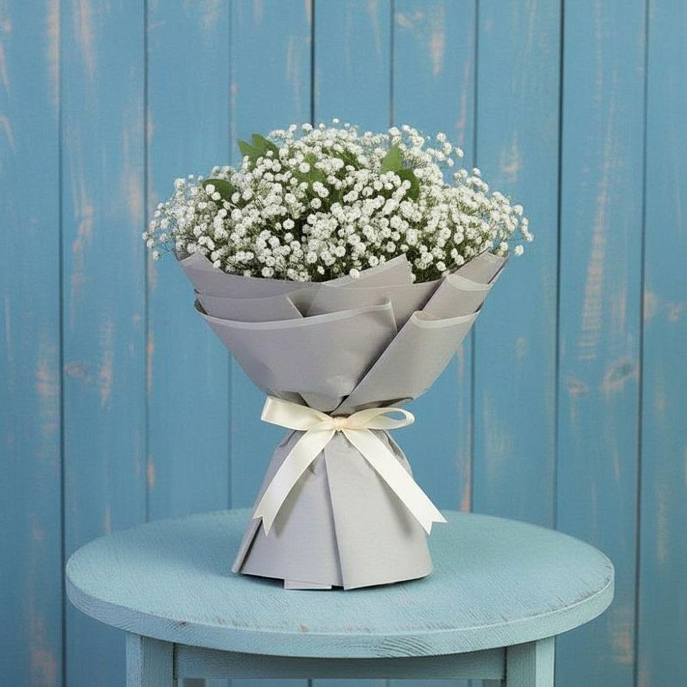 Букет цветов из: Гипсофила в Северобайкальске