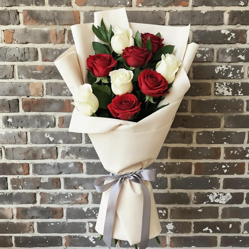 Букет цветов из: Розы в Северобайкальске