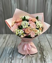 Букет цветов из:  Гвоздики, Розы и Хризантемы #REPLACE_PRED# Северобайкальске