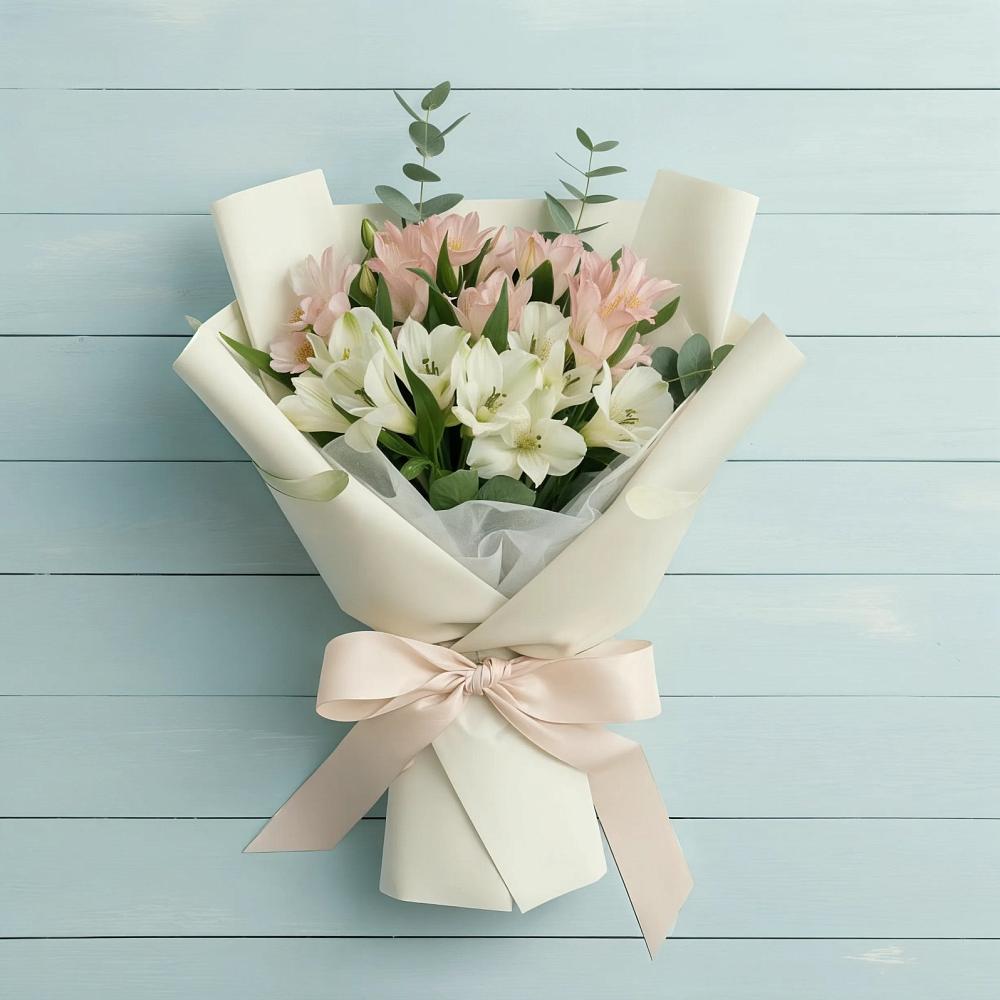 Букет цветов из: Альстромерии в Северобайкальске