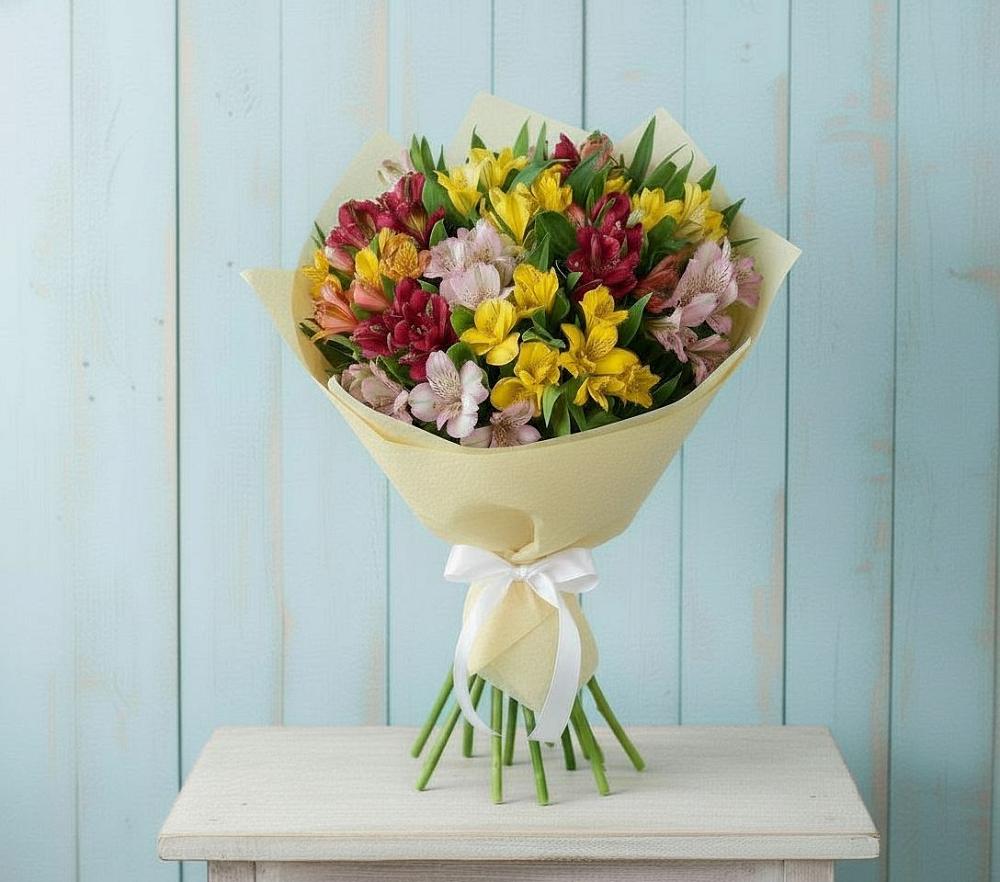 Букет цветов из: Альстромерии в Северобайкальске