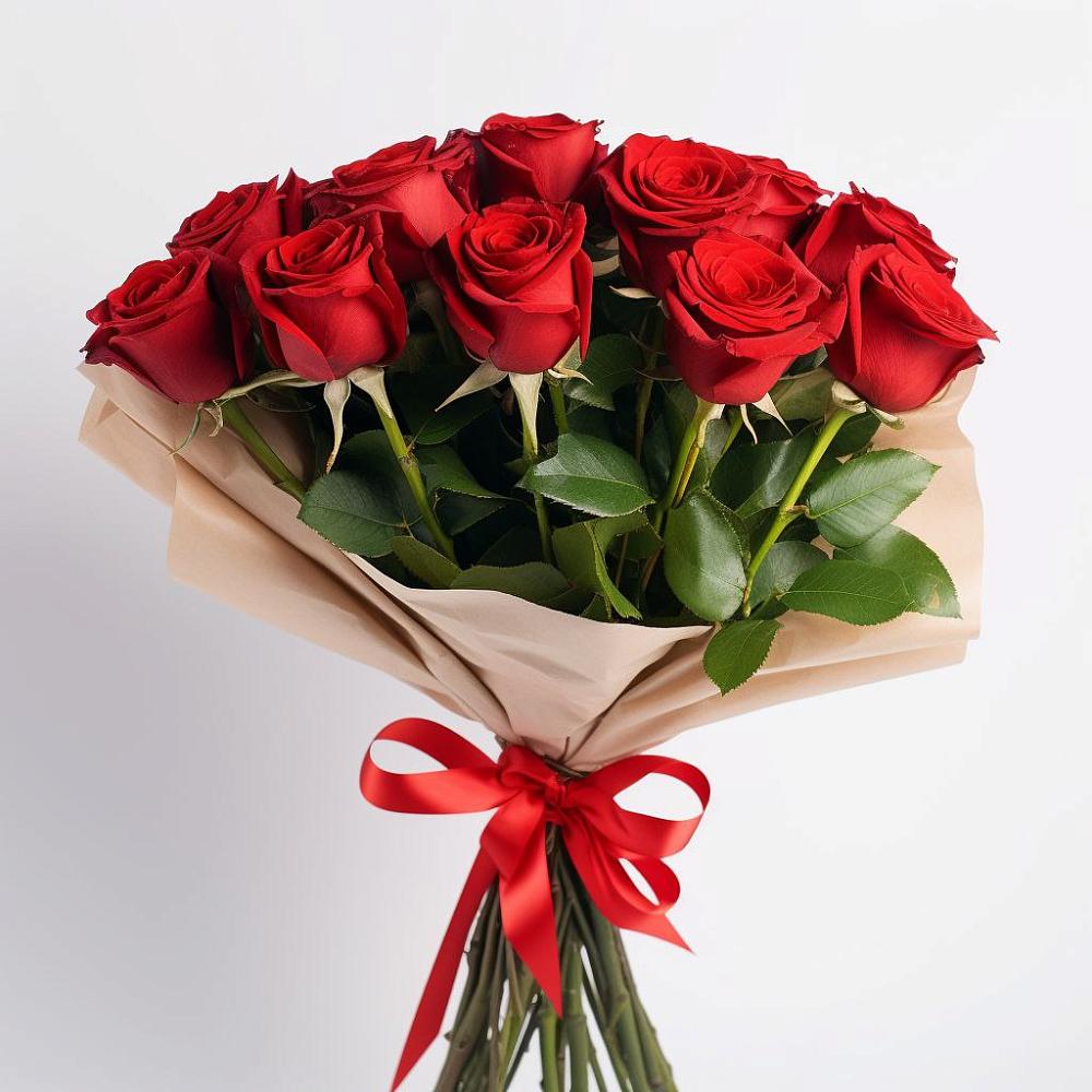 Букет 11 Красных роз Эдлесс Лав в Северобайкальске