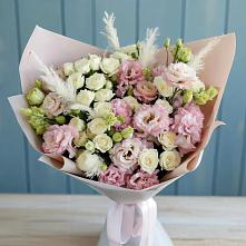 Букет цветов из:  Альстромерии и Розы в Северобайкальске